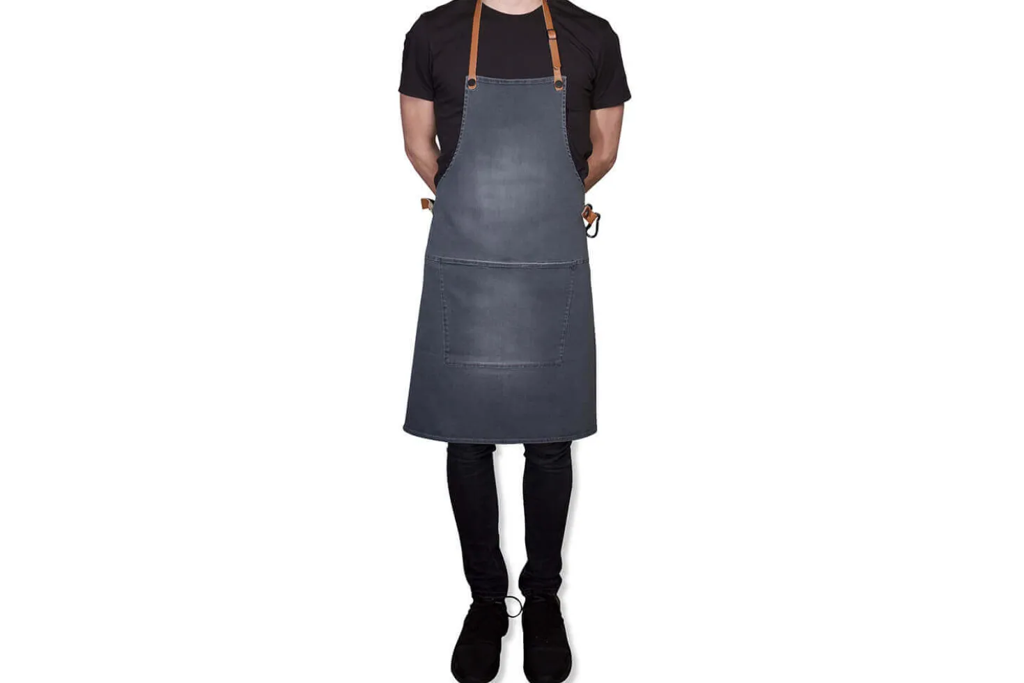 Tablier de barbecue DutchDeluxes en coton et cuir