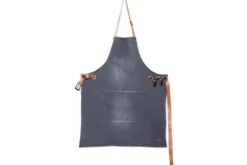 Tablier de barbecue DutchDeluxes en coton et cuir