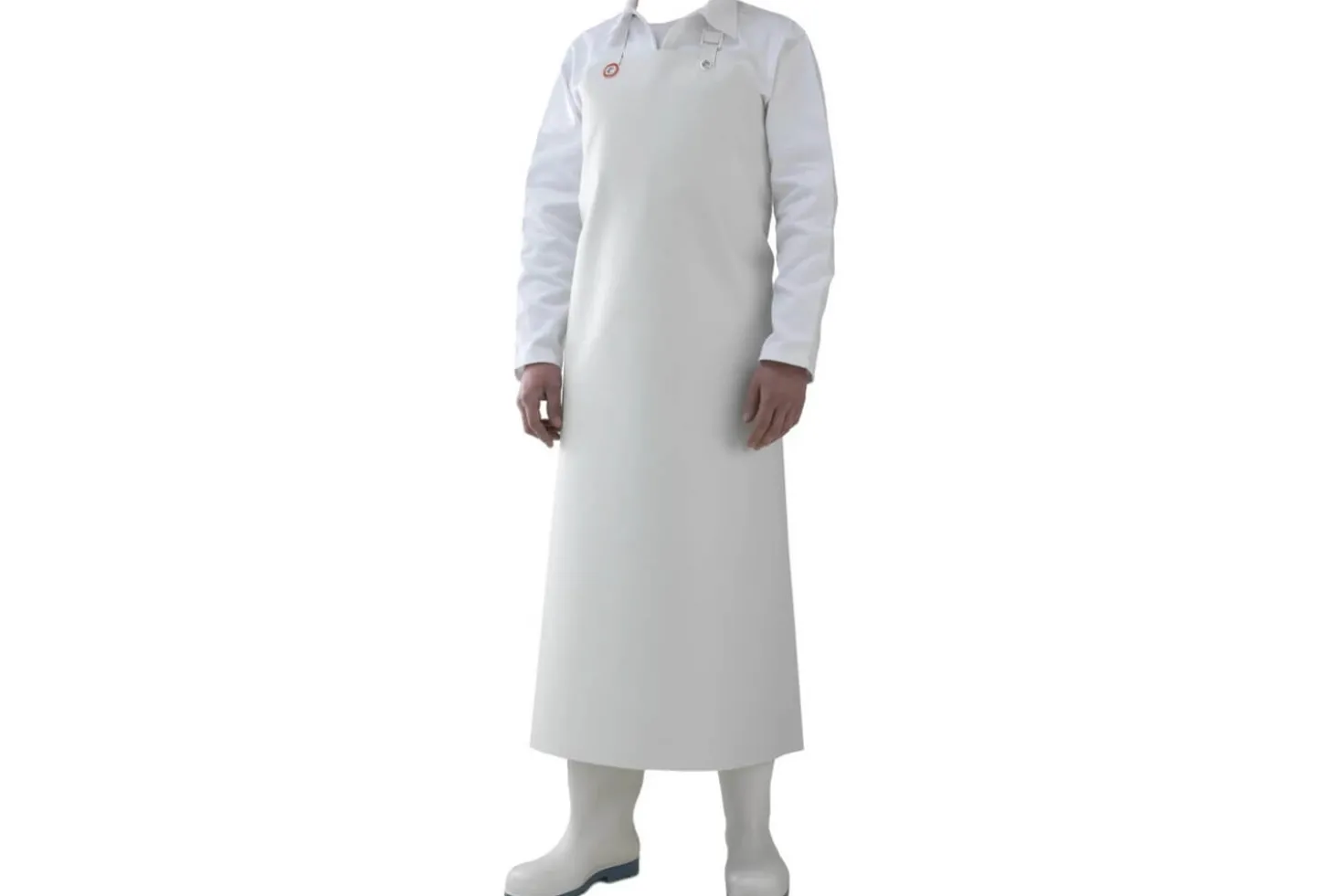 Tablier de boucher Manulatex Bravo 90x115cm en nitrile blanc