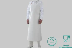 Tablier de boucher Manulatex Bravo 90x115cm en nitrile blanc