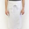 Tablier de chef professionnel 100% coton blanc 102 x 90cm