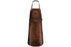 Tablier de cuisine artisanal en cuir Witloft Buccanian Girl édition limitée
