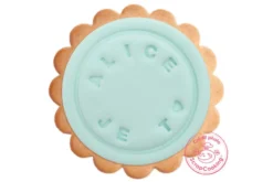 Tampon messages biscuit Scrapcooking personnalisable