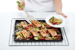 Tapis de cuisson Lékué 40x30cm en silicone Platinum à rebord