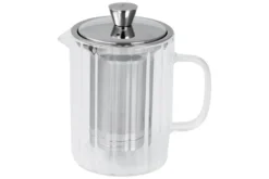 Théière Cristel Breakfast 0,8L en verre borosilicate avec filtre démontable