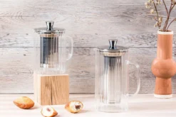 Théière Cristel Breakfast 1,2L en verre borosilicate avec filtre démontable
