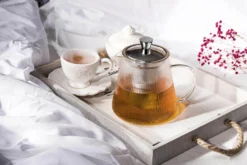 Théière Cristel Darjeeling 1,2L en verre borosilicate avec filtre démontable