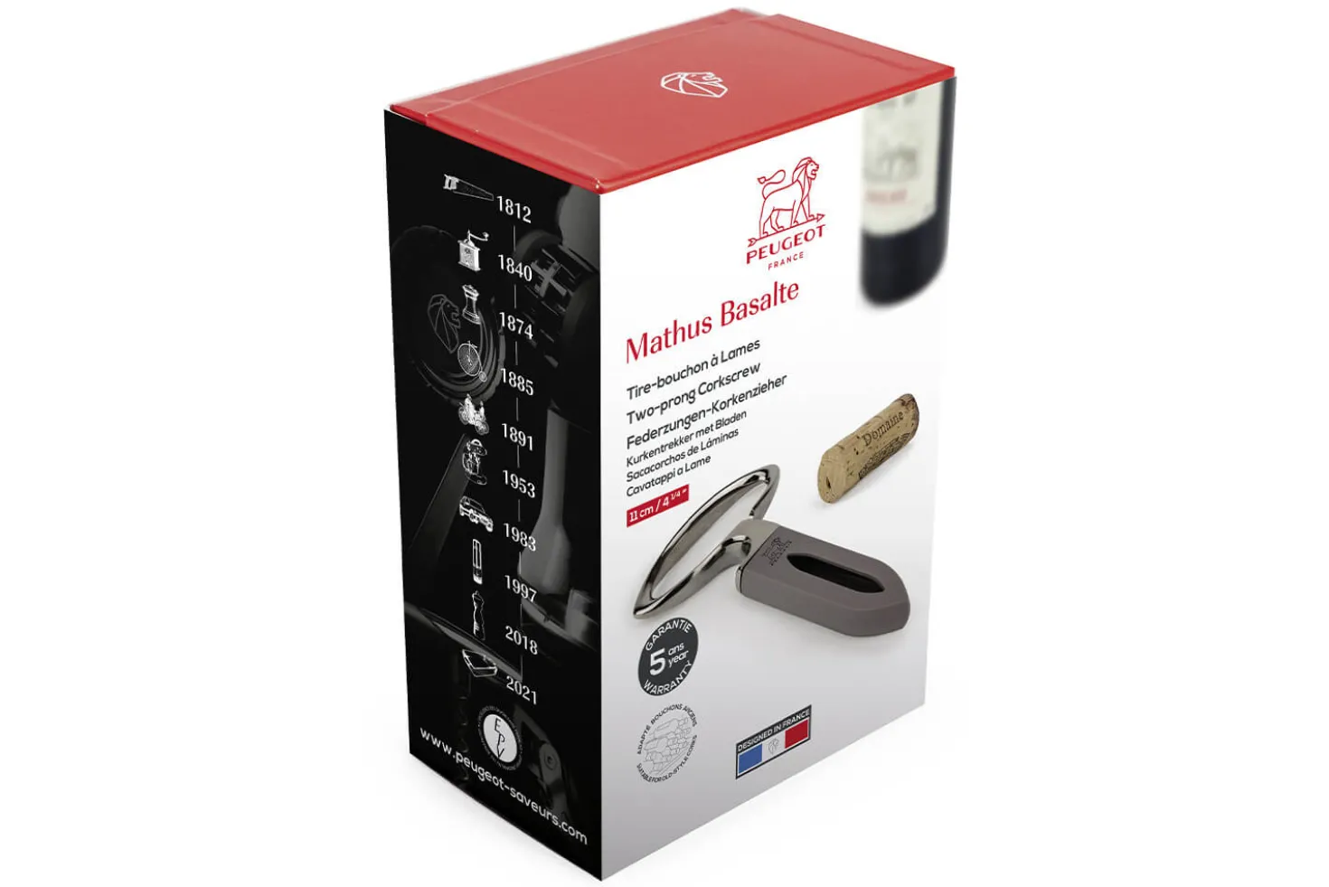 Tire-bouchon Peugeot Mathus double lame