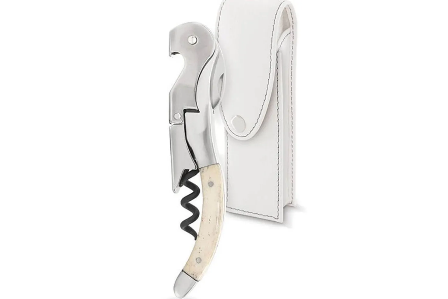 Tire bouchon sommelier Pulltex Pulltap's Cordoba + étui cuir offert