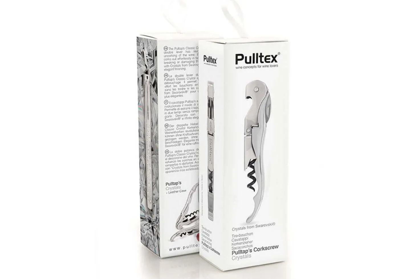 Tire bouchon sommelier Pulltex Pulltap's 26 Crystal + étui cuir offert