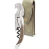 Tire bouchon sommelier Pulltex Pulltap's Toledo bois + étui cuir offert