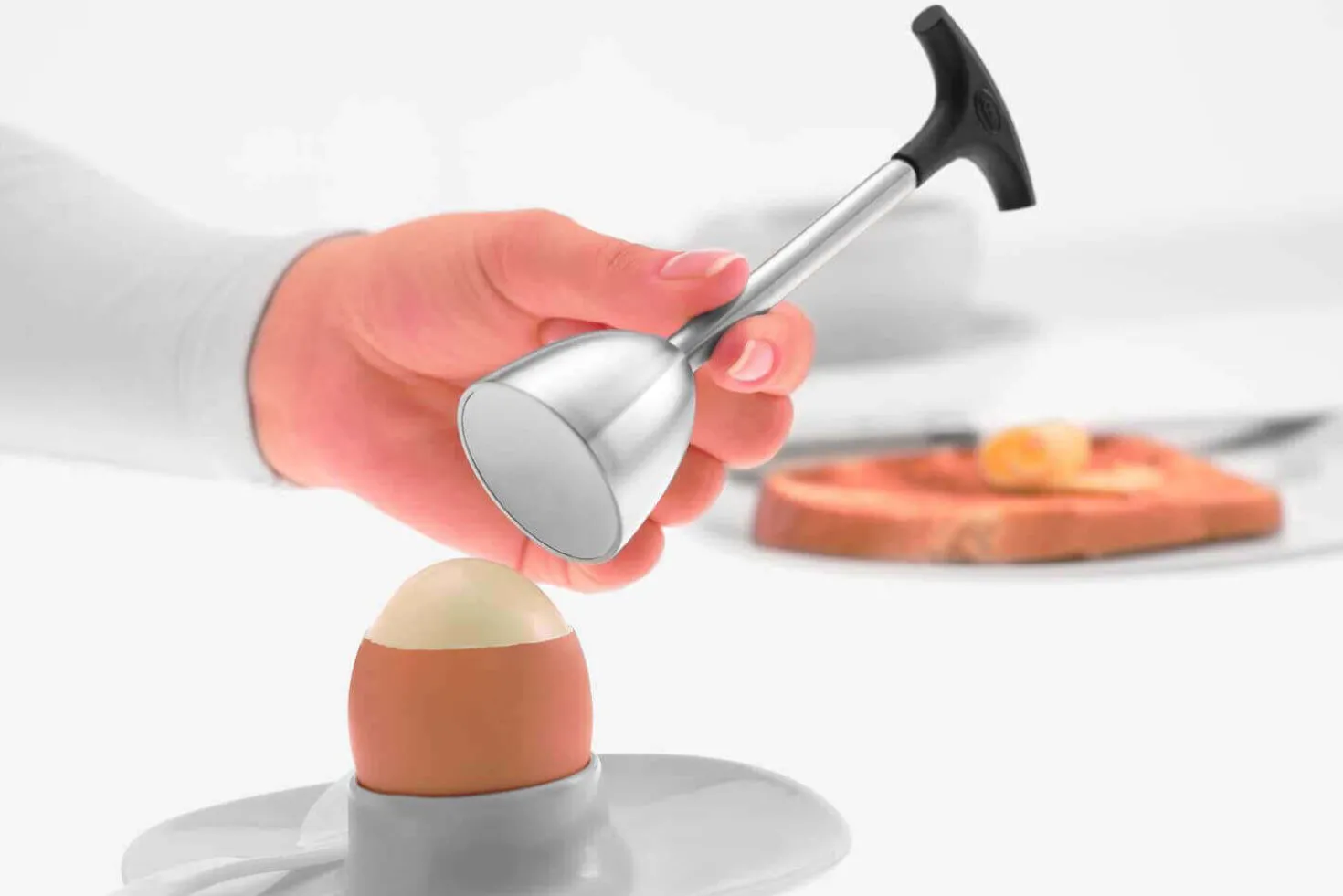 Toque-oeuf Rösle en acier inoxydable