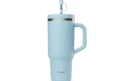 Travel cup isotherme Qwetch Matt inox recyclé 900ml – 8 coloris