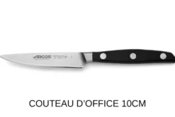 Trousse 8 places Arcos & Euro-Toques Manhattan - 4 couteaux forgés + 1 éplucheur