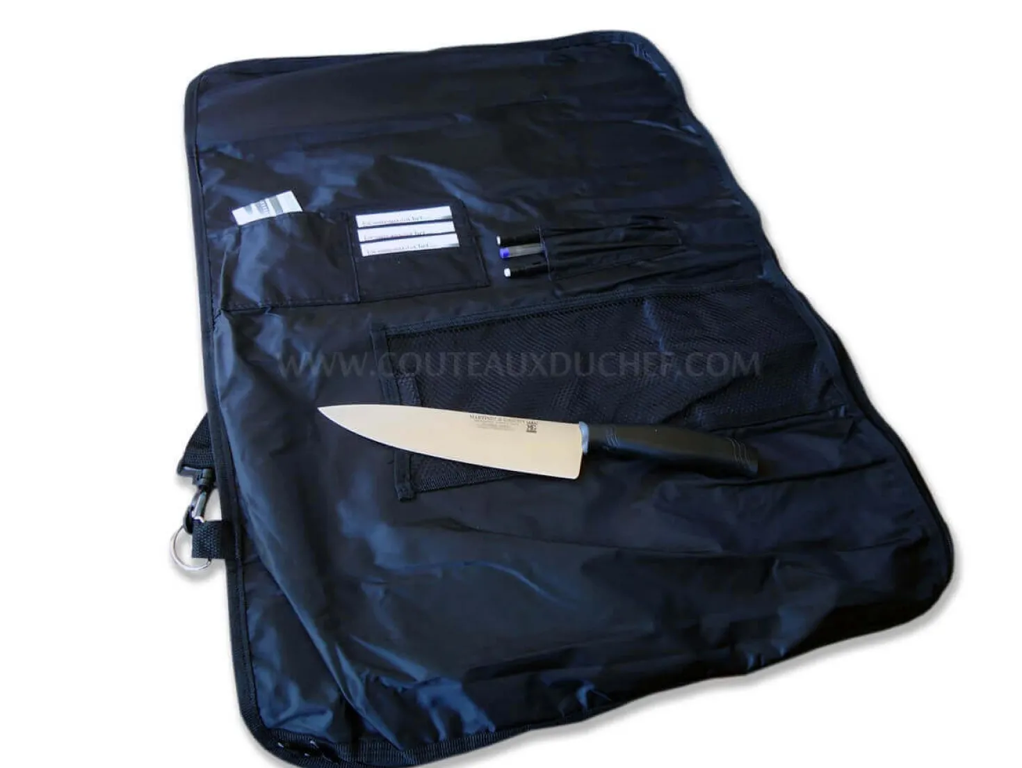 Trousse pour 12 couteaux + poche accessoires Martinez & Gascon