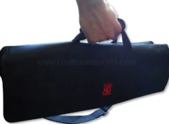 Trousse pour 12 couteaux + poche accessoires Martinez & Gascon