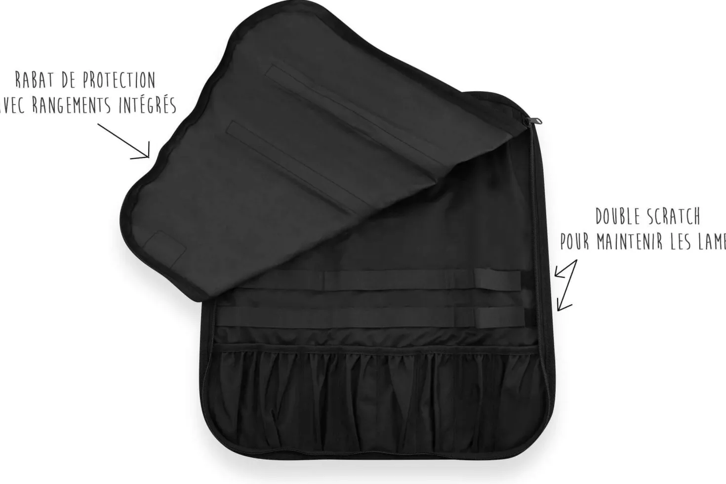 Trousse vide MAC pour 8 couteaux + rangements