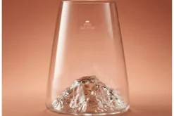 Verre à spiritueux long Alaskan Maker Topographic Etna en verre cristallin