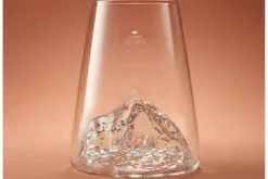 Verre à spiritueux long Alaskan Maker Topographic Eiger en verre cristallin