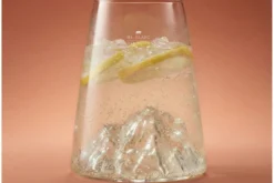 Verre à spiritueux long Alaskan Maker Topographic Mont Blanc en verre cristallin