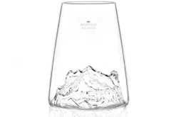 Verre à spiritueux long Alaskan Maker Topographic Dachstein en verre cristallin