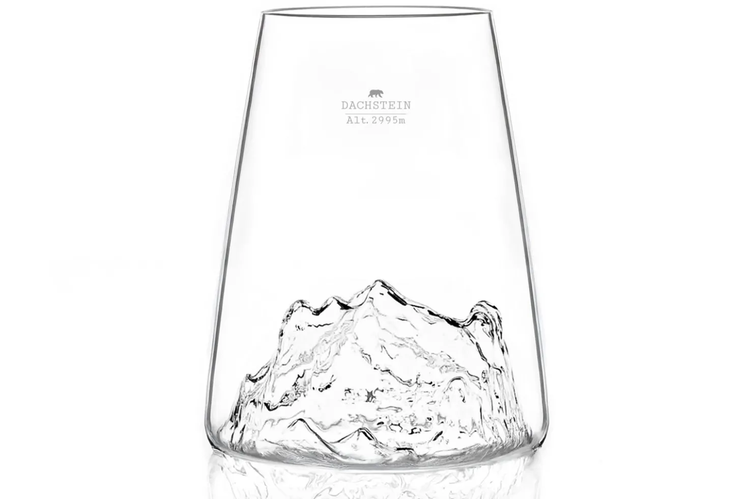 Verre à spiritueux long Alaskan Maker Topographic Dachstein en verre cristallin