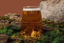 Verre à spiritueux long Alaskan Maker Topographic Watzmann en verre cristallin