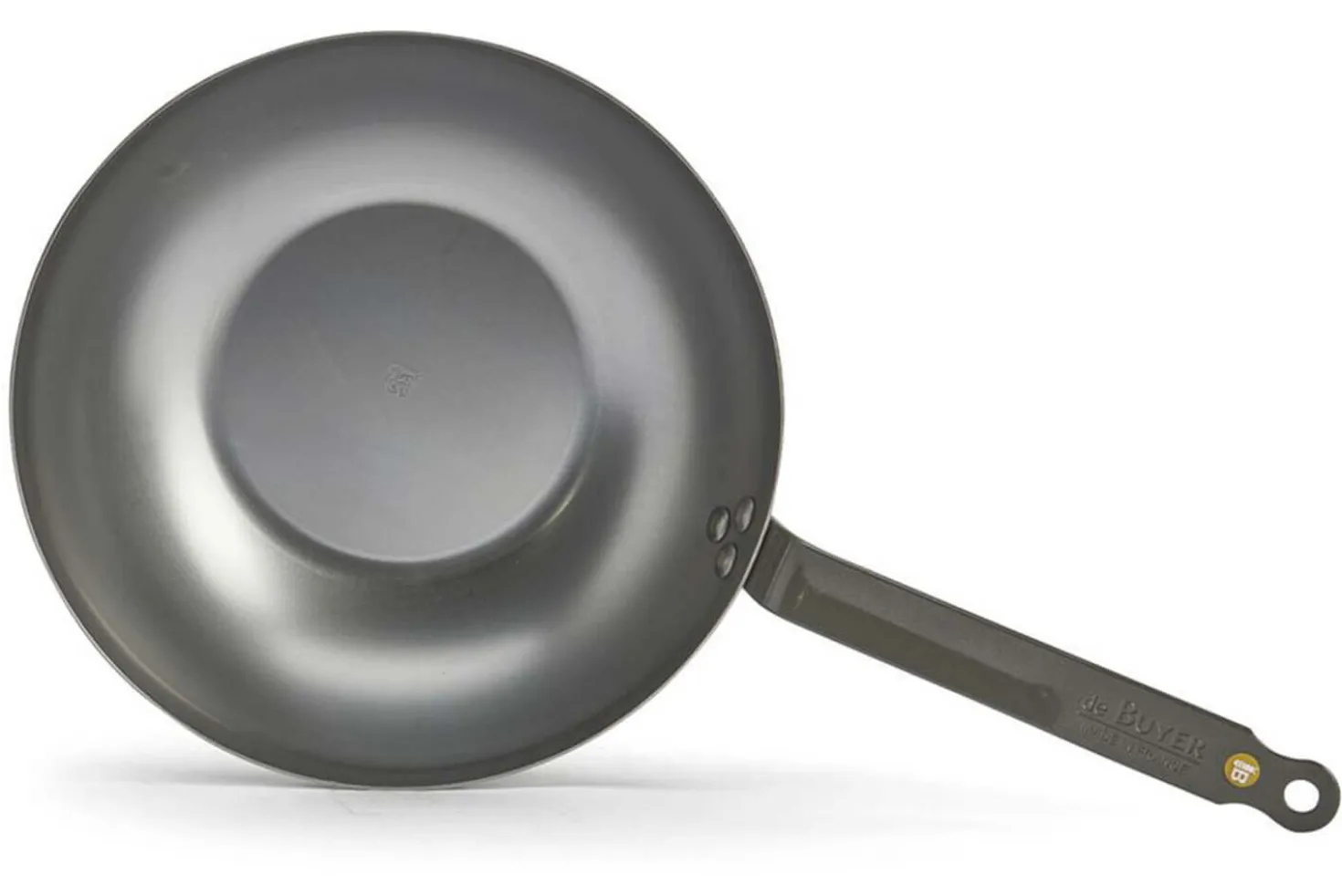 Wok bombé à queue De Buyer Mineral B ø28cm en fer